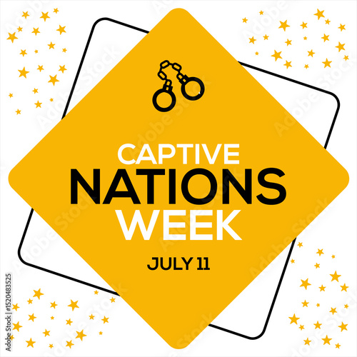 Captive nations week july eleventh awareness freedom solidarity celebration