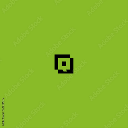 Letter Q logo icon flat vector design
