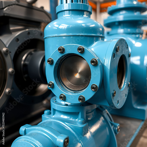Multistage high pressure prepared pumpfor pumping of water, fuel, oil and oil or chemical products, closeup details