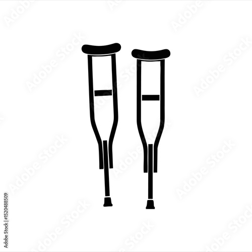 Pair of Crutches Icon