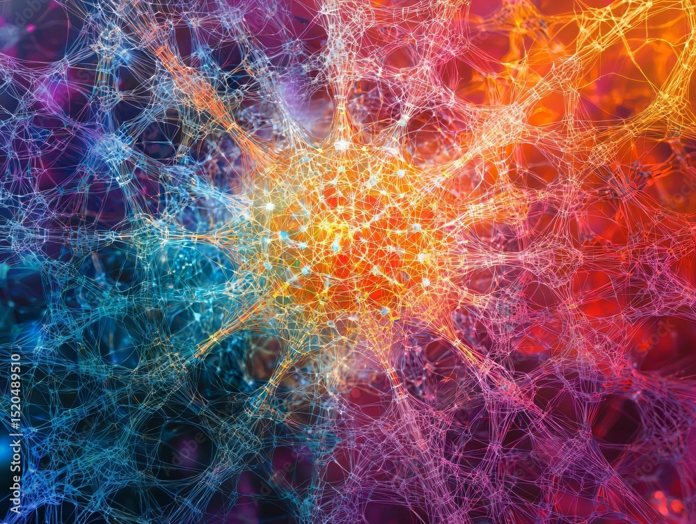 Obraz premium Neural Network Abstract