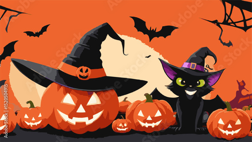 halloween promo banner design