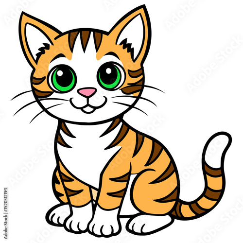 cute Cat Vector illustration