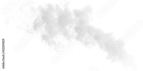 A simple, grayscale image of smoke or vapor