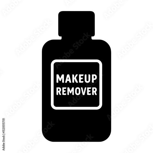 Makeup remover bottle icon