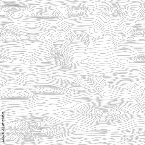 Hand drawn wood plank, seamless pattern, wood texture, black and white, vector design