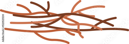 pile of dry twigs