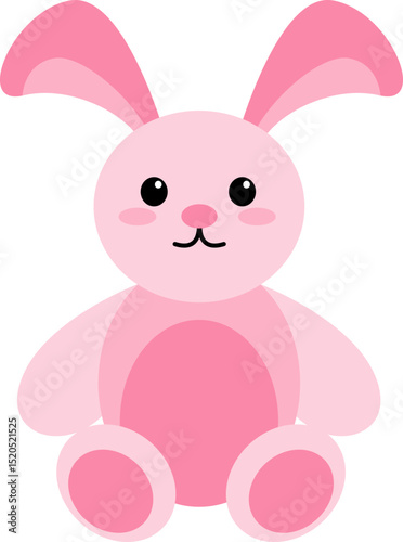 Pink Rabbit Doll Toy Cute