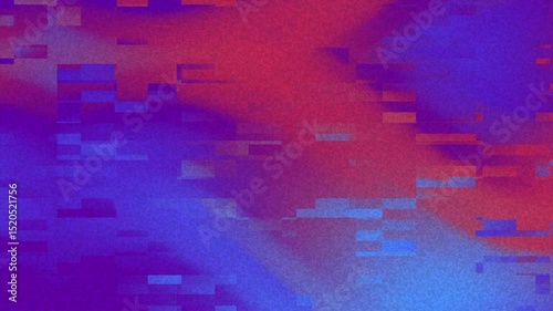 Piece depicting a gradient of blue and red suitable for backgrounds, digital art, branding, and graphic design projects. Vibrant color transition.