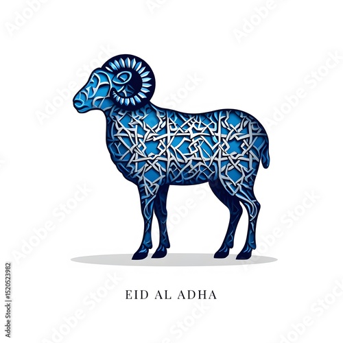 The Celebration of Eid al-Adha A Beautiful Ram