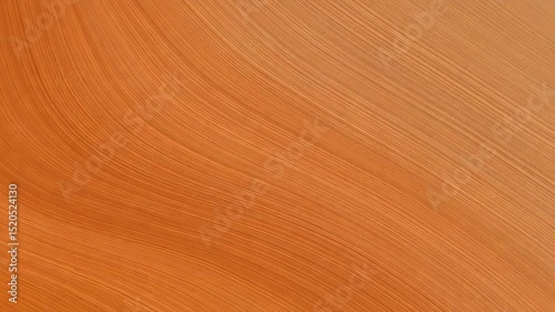 Sinuous, orange lines flow in unison