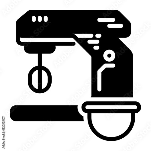 mixer icon, glyph icon style