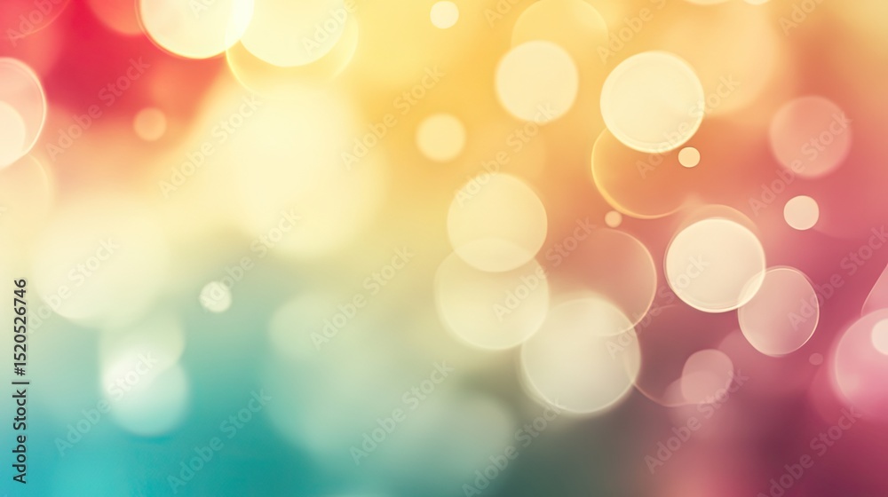 Bokeh Lights Background with Abstract Colorful Design Bokeh Lights Background with Abstract Colorful Design