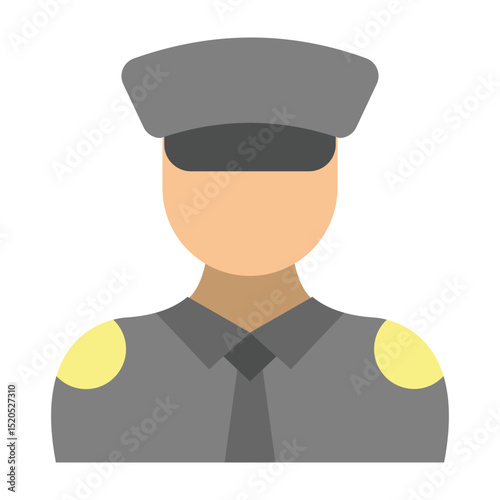 Captain Vector Flat Icon Design