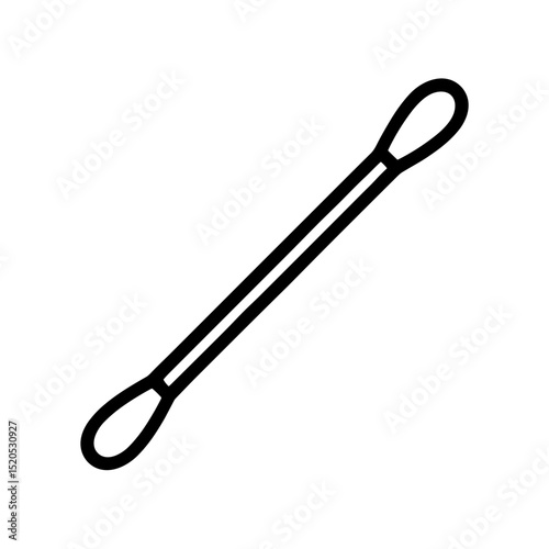 Cotton swab outline icon