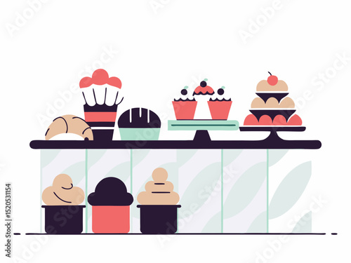 soft bakery display