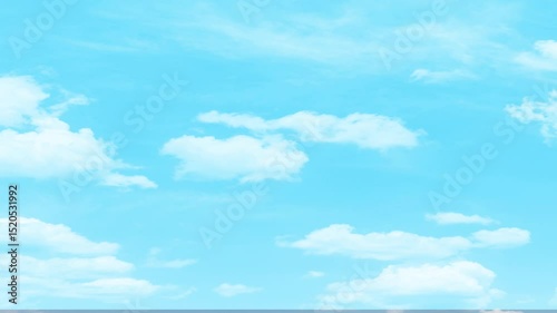 Beautiful cloud space weather beautiful blue sky background. Blue sky background in summer sunlight n sun ray at sunshine day,Timelapse of beautiful blue sky with clouds background.