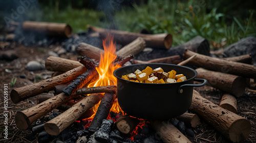 Campfire Cooking,generative.ai	
