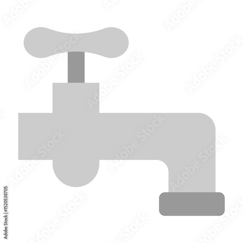 Faucet Vector Flat Icon Design