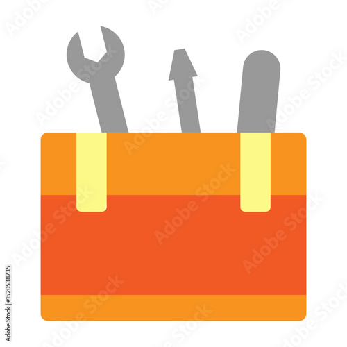 Tool Box Vector Flat Icon Design
