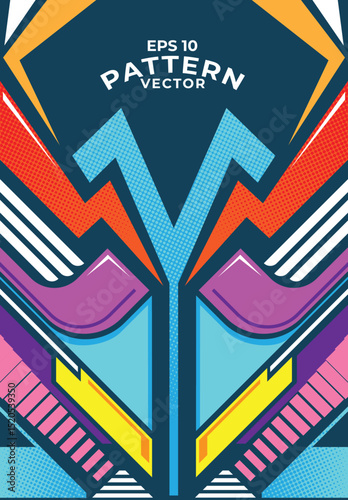 Jersey pattern design, jersey design template, template jersey football, abstract background, grunge background, jersey racing club 