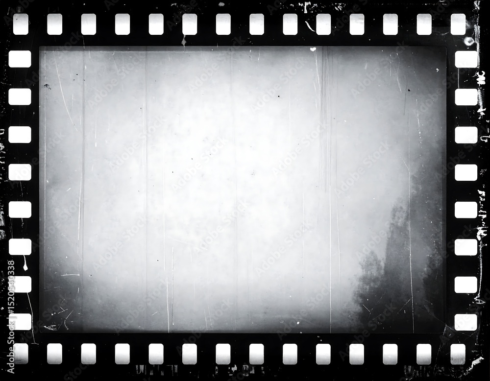 Fototapeta premium Aged film strip frame