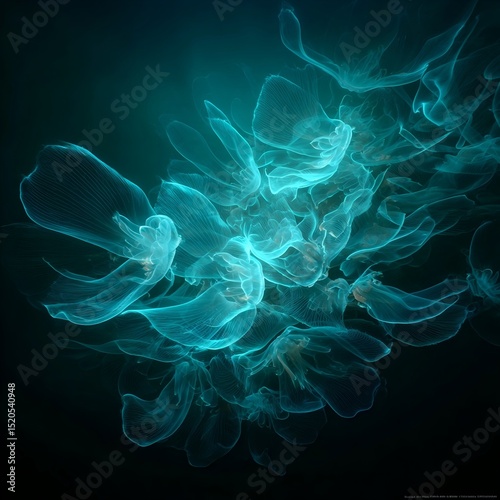 Aquatic Bioluminescent Wing,Jellyfish