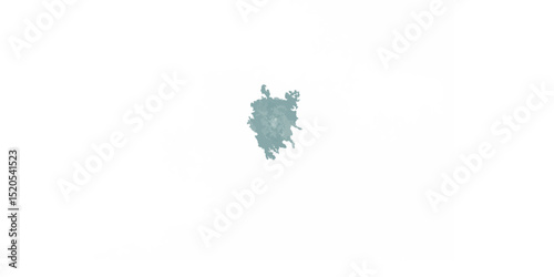 Abstract background of colorful liquid liner. Abstract texture of liquid acrylic. Macro mineral stone malachite on a white background
