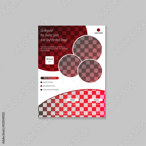 Individual Simple and modern and Minimal Individual flyer design template