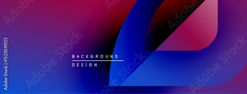 Abstract gradient background. Blue, purple hues blend smoothly. Minimalist design features text background design. Modern aesthetic.