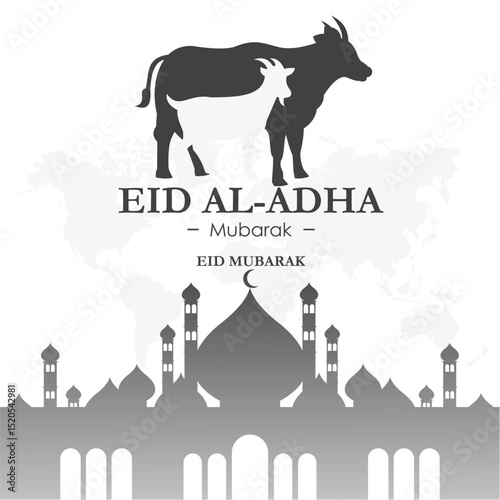 Arabic Typography Eid Mubarak Eid Al-Adha Eid Mubarak , Eid Al-Fitr text Calligraphy. Arabic Typography Eid Mubarak Eid Al-Adha Eid Saeed and large text Calligraphy mean in english " blessed eid adha.