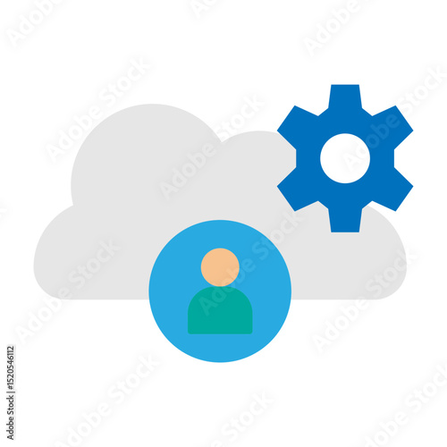 Identity Management Vector Flat Icon Design