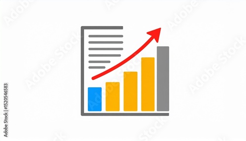 Free Download Business Growth Chart Report Increasing Profits Data Visualisation Success Strategy - GFXLoad