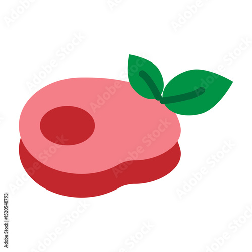 Meat Vector Flat Icon Design