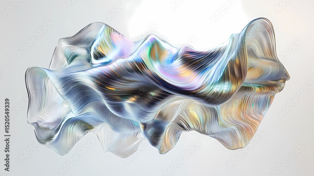 Obraz premium digital technology blue purple glass swirl poster background
