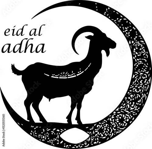 floral shapes represents the holiday Eid al-Adha