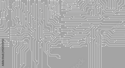 Illustration of a digital circuit board that is ideal as a background. Electronic circuit board close up. Motherboard digital chip