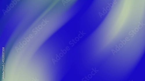 Abstract blue and green waves flowing seamlessly, creating a serene and calming background