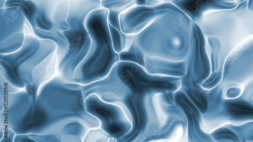 Abstract blue water texture with flowing patterns, creating a serene and calming atmosphere