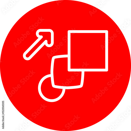 Morph Vector Line Icon Design