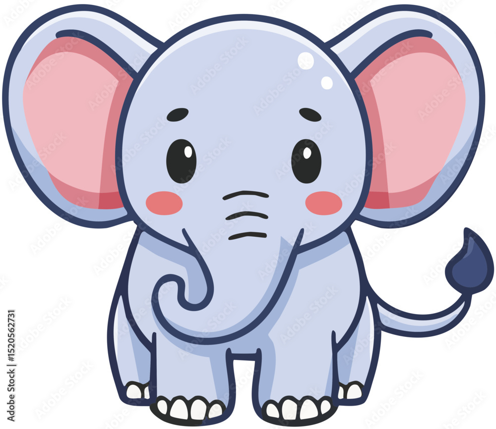 Fototapeta premium Majestic Elephant Drawing