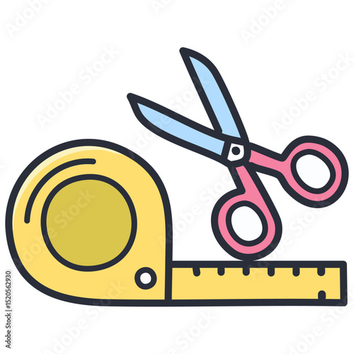 Scissors and Tape Dispenser 