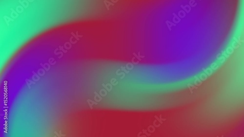 Abstract colorful wave patterns blending vibrant hues in a smooth gradient background