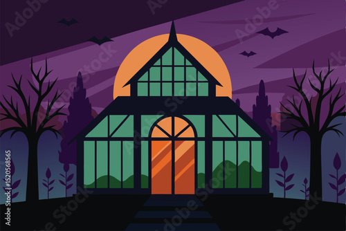 haunted house in the woods