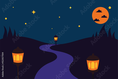 halloween background with pumpkins