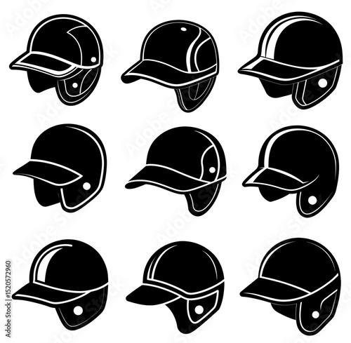 set of baseball caps 