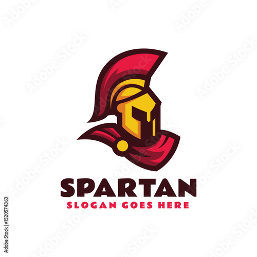 Spartan Mascot Logo Design