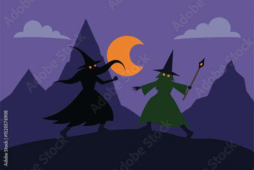 halloween background with haunted house