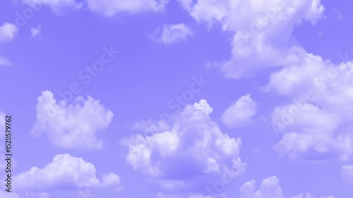 Beautiful Blue sky with white clouds. Timelapse of beautiful blue sky with clouds background, Beautiful cloud space weather beautiful blue sky background.Movement of clouds. Timelapse 4k.