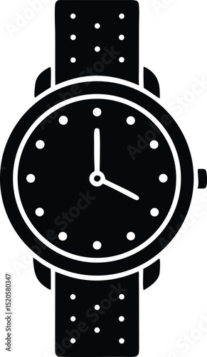 classic hand watch vector